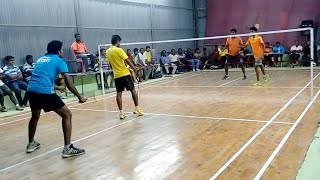 RANJAN TAMIL vs GANESH SARAVANAN in dharmapuri state level badminton tournament prequaterfinals [upl. by Godiva384]