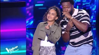 The Voice Finale 2023  Ilyana et Tayc chantent en duo quotLe tempsquot [upl. by Ariaj]