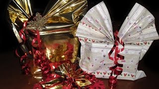 Pacchetti regalo originali Come impacchettare regali  Gift Wrapping DIY [upl. by Hanover]