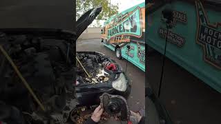 He said timing belt water pump no thanks 🤣😂 fyp mobile mechanic laugh funny letsgo [upl. by Enayr]