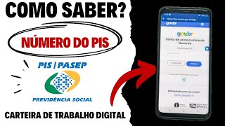 NÚMERO DE PIS NA CARTEIRA DIGITAL COMO SABER [upl. by Cherlyn624]