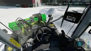 FS22 EXTREME SNOW PLOWING [upl. by Sajet]