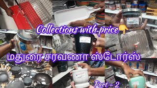 saravana stores maduraiwith priceshopping saravanastore saravanastoreskitchenwarecollections [upl. by Drona]