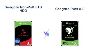 Seagate IronWolf vs Exos X18 Which Internal Hard Drive is Best for your NAS [upl. by Notsnorb]