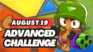 BTD6 Advanced Challenge  19 August 2024  Tewbre By Balloons [upl. by Hairom]