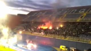 Dinamo Zagreb vs Hajduk Split Pyro Derby 17032012 [upl. by Aara440]