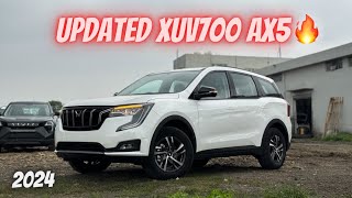 Finally New Updated Mahindra XUV 700 AX5 😍  2024 XUV700 AX5 Big Update [upl. by Eelarbed982]