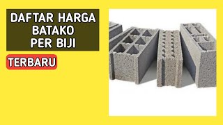 harga batako per biji terbaru [upl. by Corrianne]