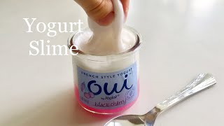 How to Make Yogurt Slime DIY SATISFYING SLIME ASMR [upl. by Attwood]