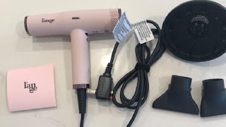 LANGE HAIR Le Styliste Luxury Hair Dryer Quiet Brushless Blow Dryer with Diffuser Review Just Ok [upl. by Eelyrehc]