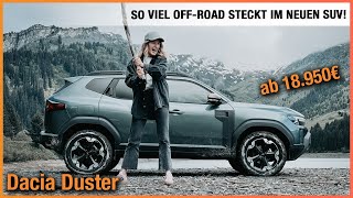 Dacia Duster 2024 Offroad SUV für die ganze Familie ab 18950€ Fahrbericht  Test  4x4 Allrad [upl. by Juxon]