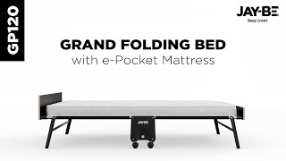 JayBe GP120 Grand Folding Bed with ePocket Mattress [upl. by Maleen]