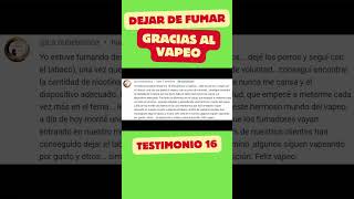 Vapear para dejar de fumar  Casos de vapeo 16 dejardefumar vapeo shorts [upl. by Tletski]