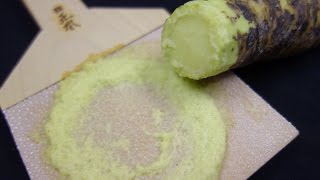 Fresh Wasabi Stem  How To Make Sushi Series [upl. by Ametaf]