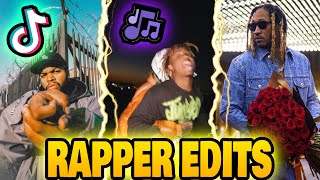 RAPPER EDITS COMPILATION 🔥💯🎶🌍  TikTok Compilation [upl. by Lynde]