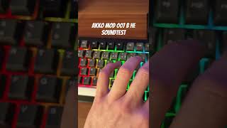 AKKO MOD 007 B HE Soundtest soundtest asmr keyboard [upl. by Etteyafal442]