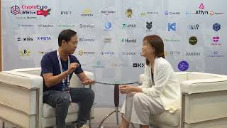 Interview of AFFYN at Crypto Expo Dubai 2022 [upl. by Enilasor]