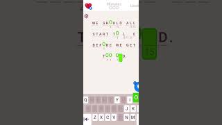 Cryptogram Letters and Numbers Quotes Lvls 15 Playthrough phonegame takeabreak mindbreaker [upl. by Rangel165]