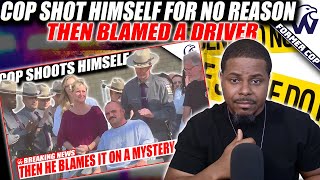 Most Bizarre Traffic Stop On YouTube  Cop Literally Shoots Himself In The Leg On Purpose [upl. by Shorter]