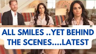 ALL SMILES BUT BEHIND THE SCENES ……LATEST meghan meghanmarkle royal [upl. by Kimble674]