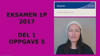 FORHOLD MATEMATIKK 1P Eksempel fra eksamensoppgave [upl. by Pfeifer]