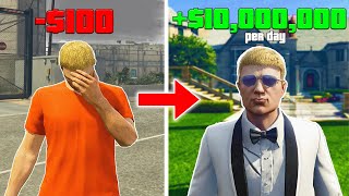 10000000 PER DAY AT LEVEL 1  SOLO Money Guide for Beginners  Best Money Method GTA 5 Online [upl. by Joceline]