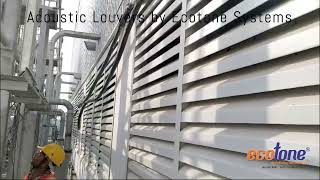 Acoustic Louvers Manufacturer in India  Chiller Noise Control  Ecotone Systems [upl. by Aytak]