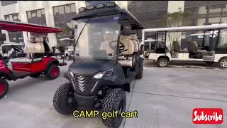 CAMP New Design 6 Seater Golf Cart Electric Motor 72v Battery Club sightseeing car [upl. by Grindle]