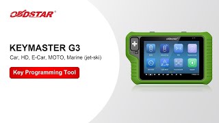 Unlock the Potential of OBDSTAR G3 Intelligent Key Programming Tool  Cardiagtool [upl. by Yzdnil]