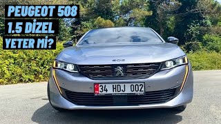 15 BLUEHDİ YETİYOR MU PEUGEOT 508 15 BLUEHDİ 130 HP ALLURE  SPORTİF SEDAN  POV SÜRÜŞ [upl. by Mirna878]