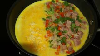 Western Omelet Easy Step By Step Chef [upl. by Nehtan]