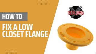 installing an Oatey Set Rite flange extension kit to fix a low closet flange [upl. by Yelena]