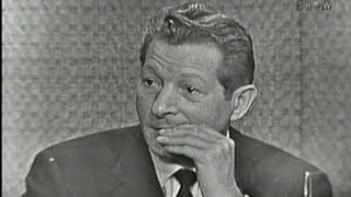 Whats My Line  Danny Kaye Tony Randall panel Oct 16 1960 [upl. by Ridglea]