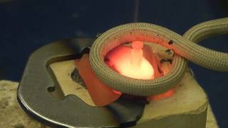 Induction Brazing a Steel Pin [upl. by Ramsden]