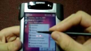 Compaq ipaq pocket pc windows ce tutorial [upl. by Baillieu]