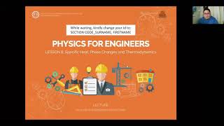 PHYS123 Lecture 8 Specific Heat Phase Changes and Thermodynamics [upl. by Hayikaz]