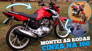 MONTEI AS PÉ DE GALINHA CINZA NA 160 E MEU AMIGO CAIU COM ELA [upl. by Dasie]