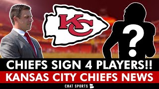 JUST IN Chiefs SIGN 4 Players amp Including WR amp RB  Chiefs Injury News On Jerick McKinnon [upl. by Anwahsar]