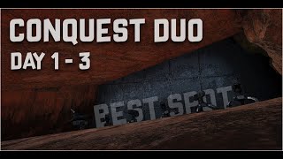 CONQUEST CLAIMING THE BEST SPOT  ARK ASCENDED OFFICIAL PVP [upl. by Irroc]