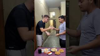 Rock Paper Scissors  Food Challenge  With Friends challenge funny youtube like trendingshort [upl. by Itsrejk608]