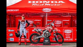 Championnat de France Enduro Rocroi 2024  Team Elite Factory Honda Motul [upl. by Sirovart]