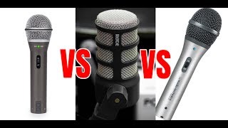 Rode Podmic Vs Audio Technica ATR2100 Vs Samson Q2U Review and Comparison [upl. by Imhsar]