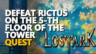 Defeat Rictus on the 5th floor of the tower Lost Ark [upl. by Fons127]