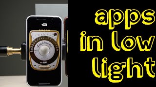 Light Meter Apps in Low Light [upl. by Linc245]