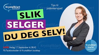 💎 Ep 63 Slik selger du deg selv under jobbintervjuet [upl. by Eilis66]