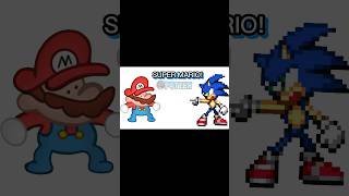 TerminalMontage’s Sonic vs Mario but it’s more accurate shorts supermario animememes [upl. by Blaseio]