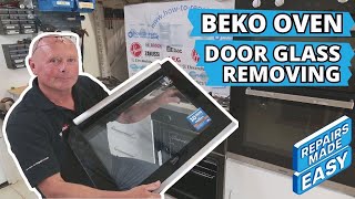 How To Remove Beko Oven Door Glass For Cleaning  Easy StepbyStep Guide [upl. by Tsyhtema]