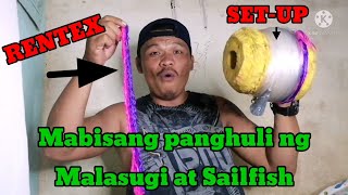 DIY TUTORIAL HOW TO MAKE RENTEX quotNO HOOK quot FOR CATCHING SAILFISH amp BLUEMARLIN  HANDLINE FISHING [upl. by Roinuj]