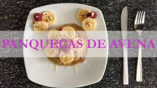 PANQUECAS DE AVENA  DESAYUNO FIT  RECETA DE SASCHA FITNESS [upl. by Arondell795]