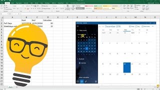 😀Excel NETWORKDAYS Function to count work days between two dates [upl. by Hairakcaz348]